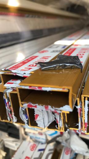 عکس تولید وپخش آلومینیوم ویراق آلات شیشه نشکن 