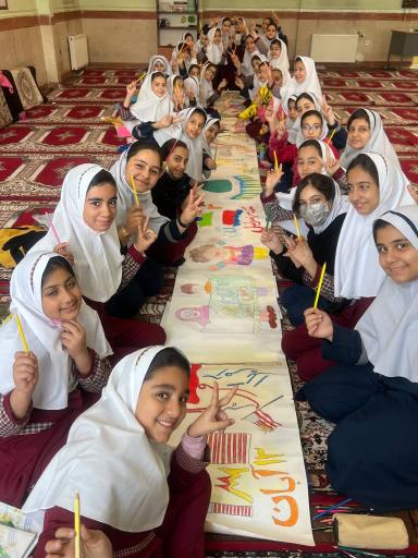 عکس دبستان دخترانه 9 دی