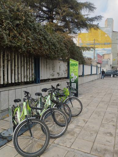 عکس ایستگاه دوچرخه اشتراکی