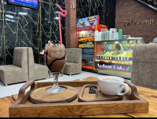 عکس بستنی و آبمیوه مخصوص گنجی گرمی