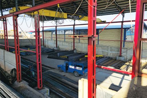 عکس انبار شرکت بهین فولاد باختر نوین 