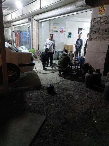 عکس شارژ گاز ال پی جی علی