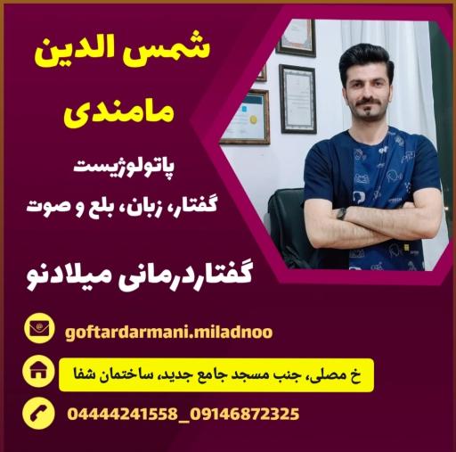 عکس گفتاردرمانی میلادنو