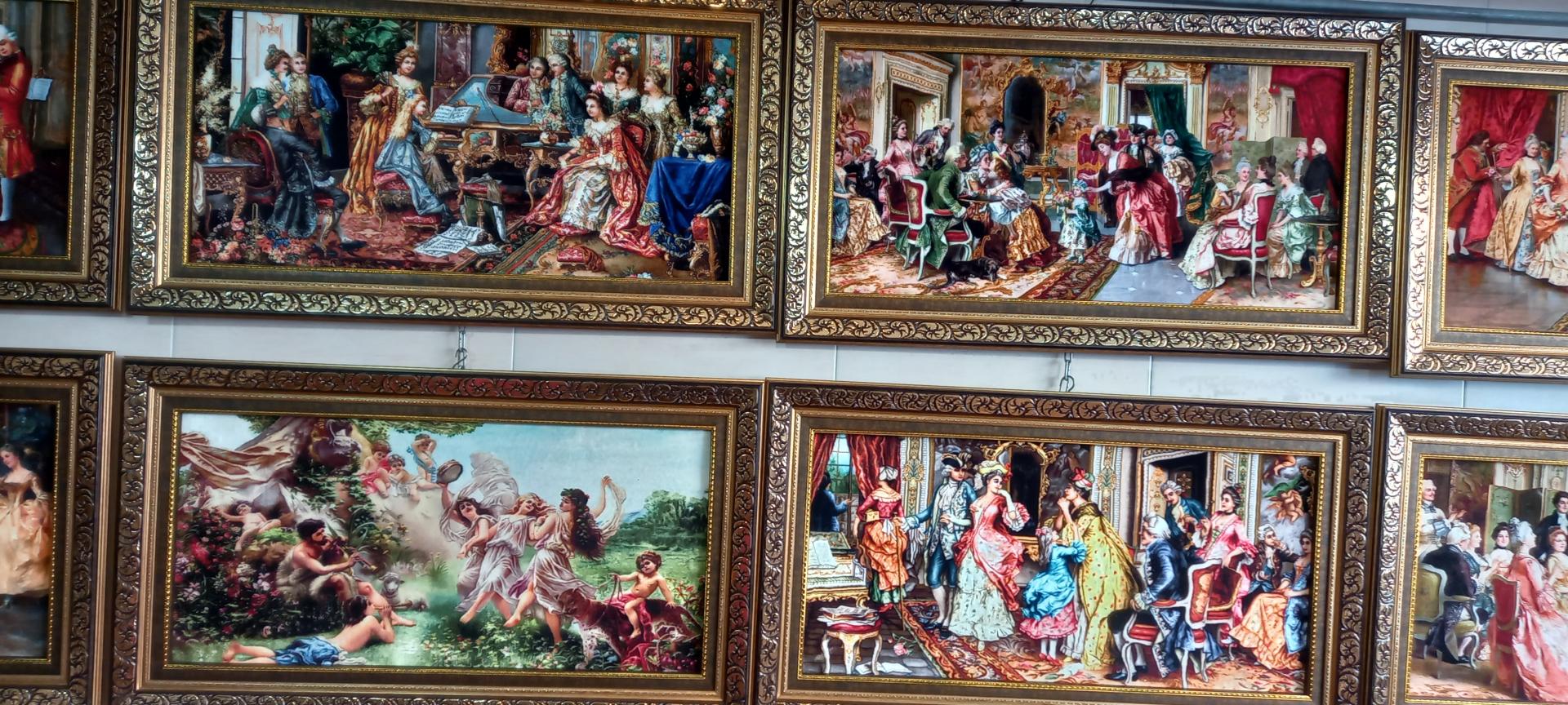 عکس گالری تابلو فرش عباسی