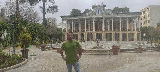 عکس حوض عمارت شاپوری 