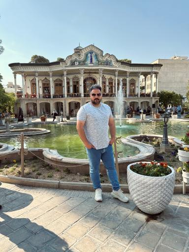 عکس حوض عمارت شاپوری 