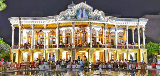 عکس حوض عمارت شاپوری 