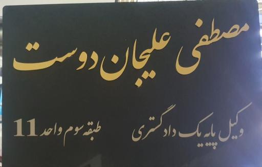 دفتر وکالت مصطفی علیجان دوست