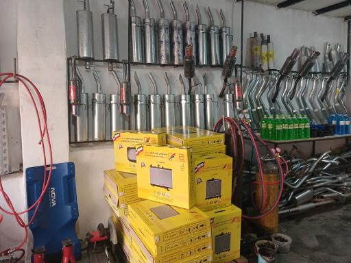 عکس اگزوز و رادیات امیر