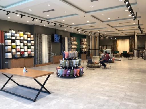 عکس پرده و رومبلی ژرسه