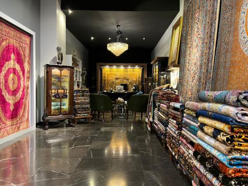 عکس فرش ابریشم نوید اکرادی