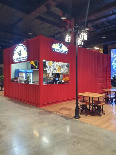 عکس وقت سیب زمینی و برگر