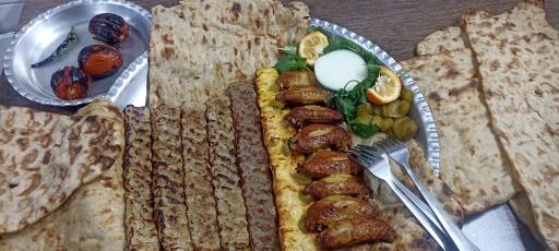 عکس کبابی ازغندی