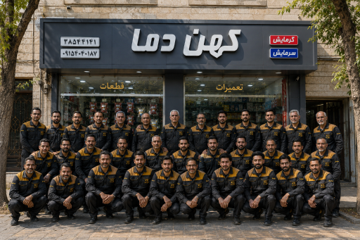 عکس فروشگاه تعمير پكيج ايران رادياتور و قطعات کهن دما