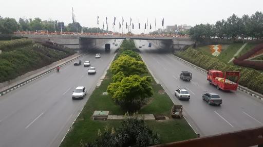 عکس تقاطع غیر همسطح امام حسین