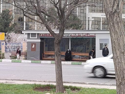 عکس ایستگاه اتوبوس اول زعفرانیه (دادسرا)