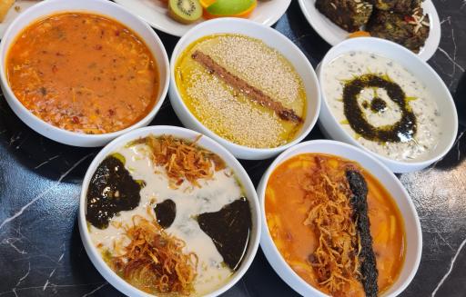 عکس آش و حلیم باما