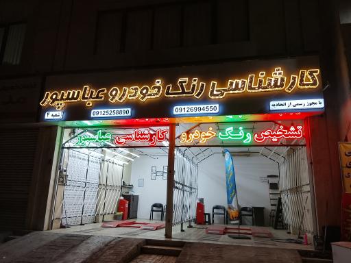 عکس کارشناسی و تشخیص رنگ عباسپور شعبه 4