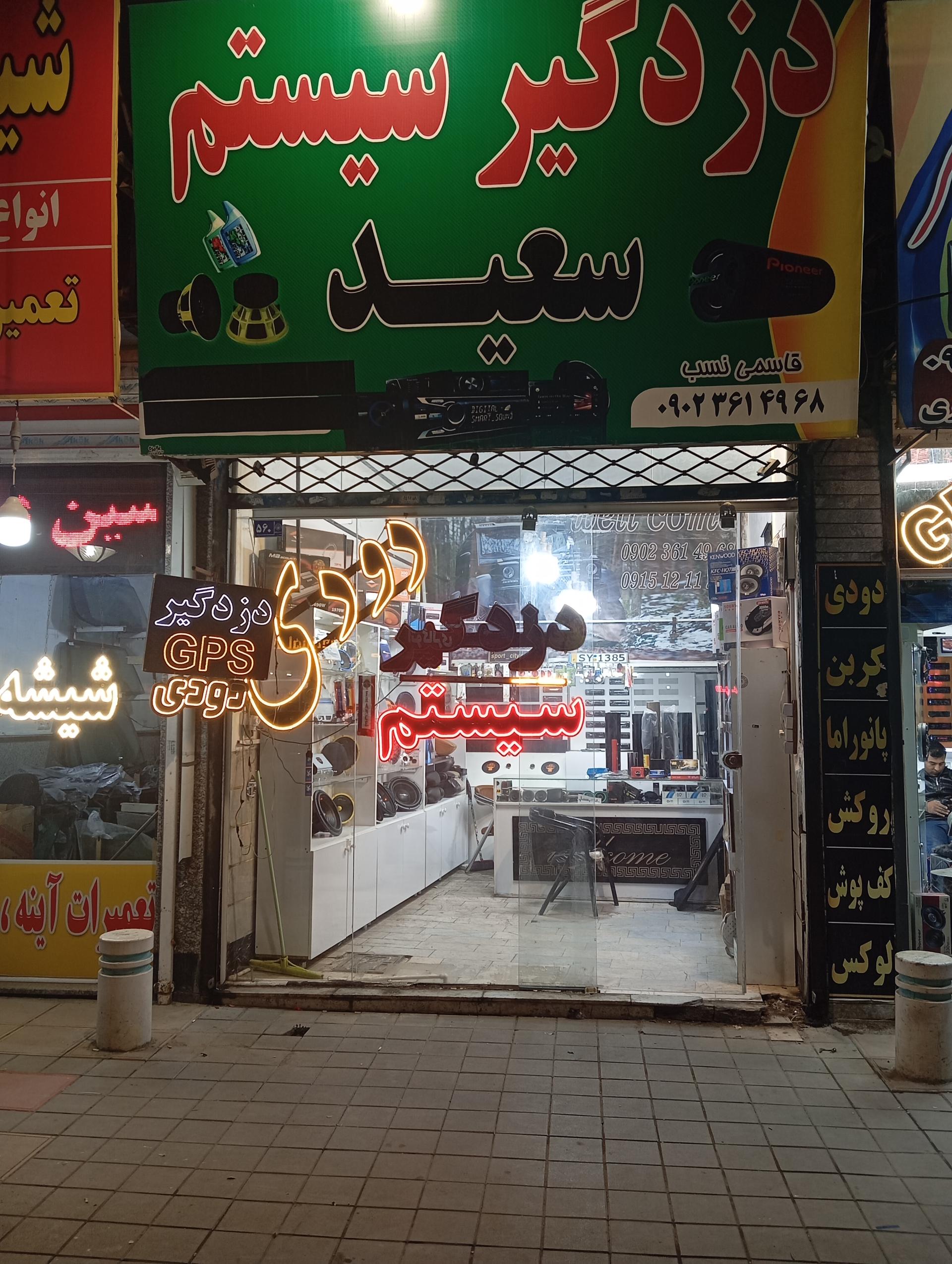 عکس دزدگیر و سیستم سعید