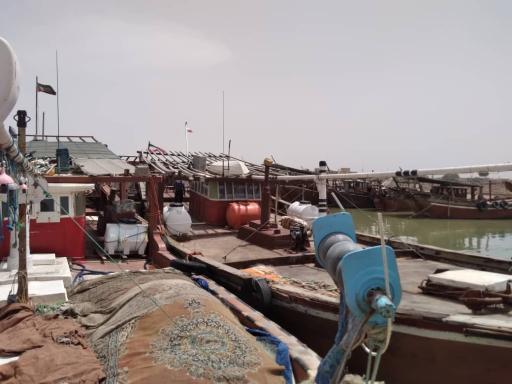 عکس اسکله صیادی چوئبده