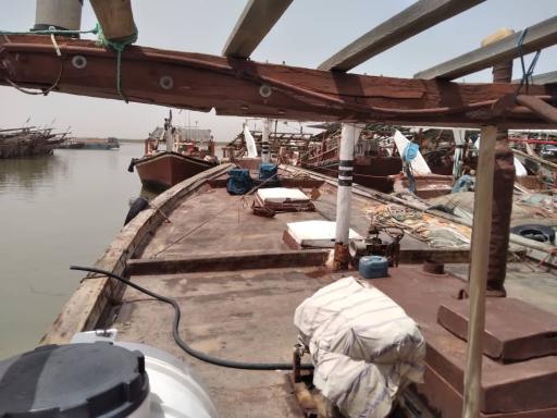 عکس اسکله صیادی چوئبده