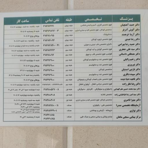 عکس ساختمان پزشکان صدرا