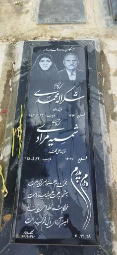 عکس مزار شمسیه مرادی