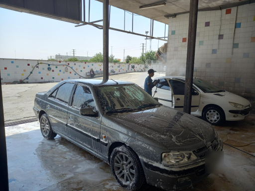 عکس کارواش سفیداری