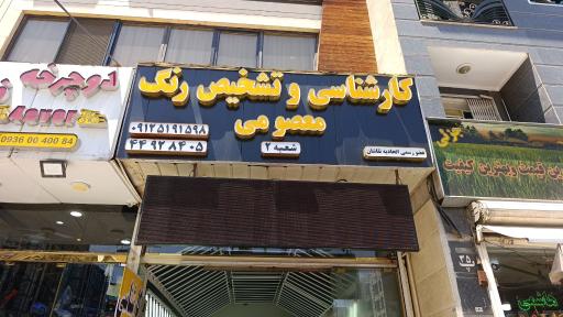 عکس کارشناسی و تشخیص رنگ معصومی