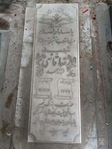 عکس مزار شهید رضا قانعی