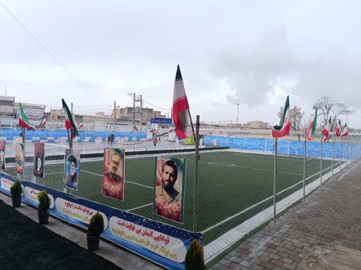 عکس زمین چمن فوتبال شهید بشیری