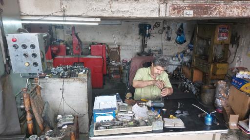 عکس تراشکار و میل لنگ تراشی محمد(ص)