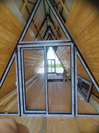 عکس تولیدی پنجره دو جداره upvc اصدقی