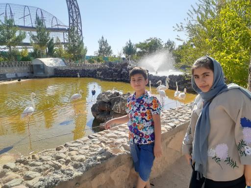 عکس باغ پرندگان فدک 