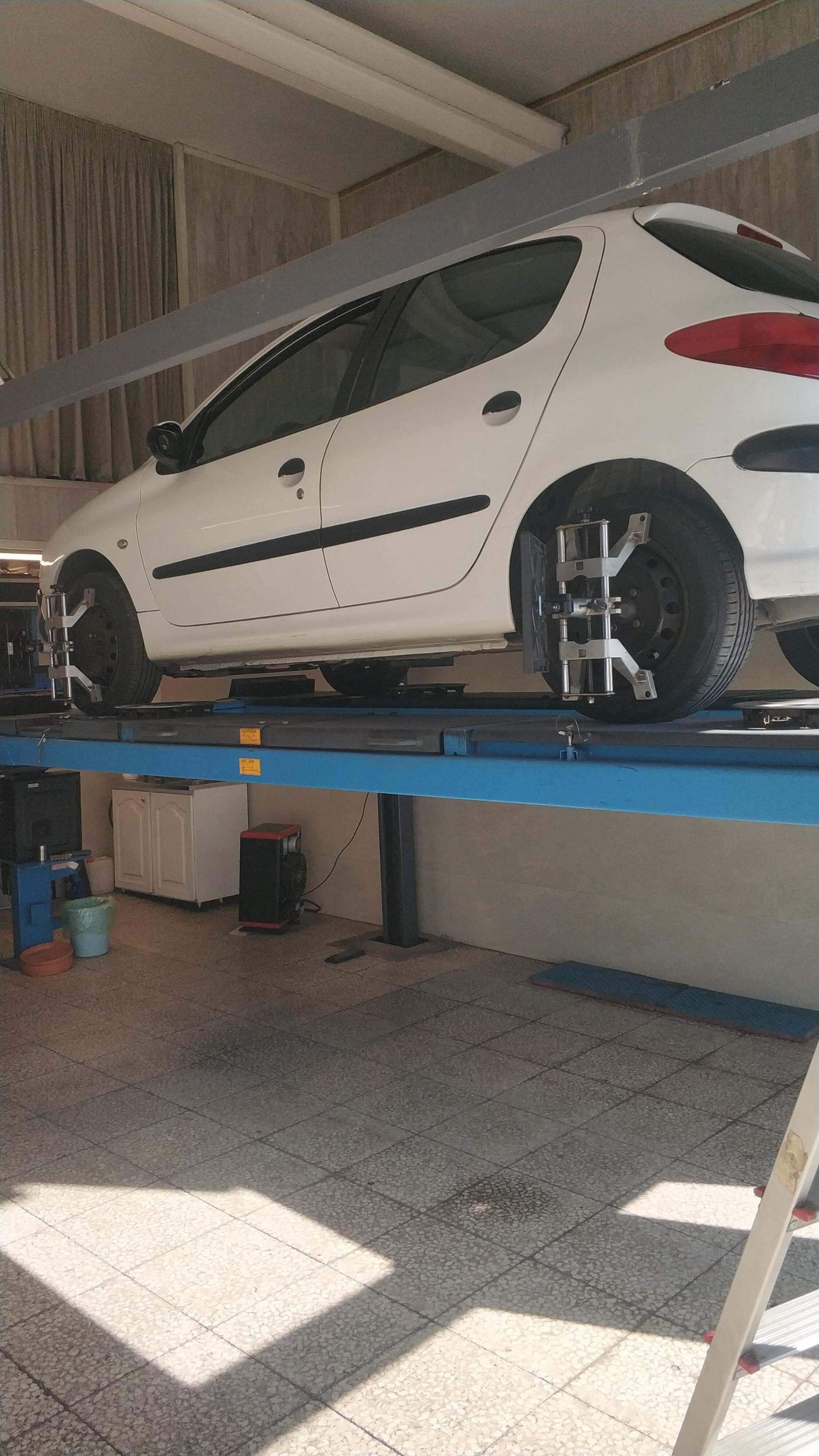 عکس جلوبندی تهران نو (میزان فرمان لیزری ۳ بعدی)