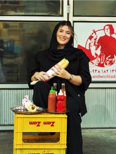 عکس ساندویچ لادن