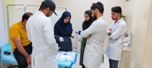 عکس کلینیک زخم و پرستاری در منزل خانه تندرستی