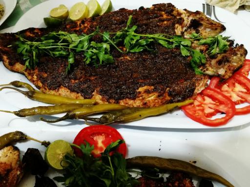 عکس ماهی کباب قزل نار