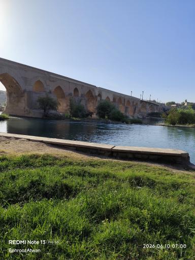 عکس پل تاریخی دزفول (پل ساسانی)