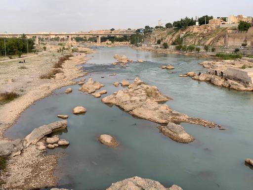 عکس پل تاریخی دزفول (پل ساسانی)