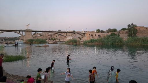عکس پل تاریخی دزفول (پل ساسانی)