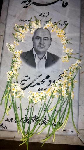 عکس مزار محمود مجیدی متین