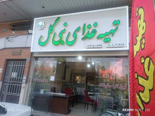 عکس تهیه غذای نبی گل