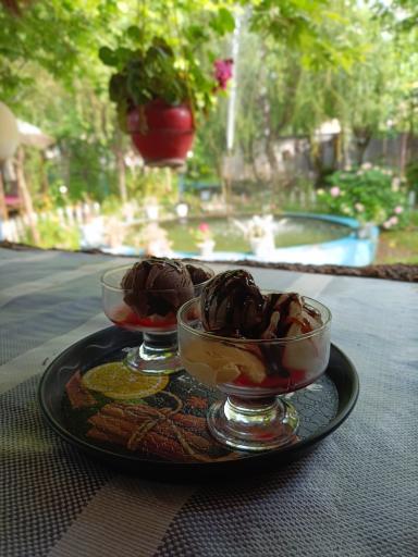 عکس باغ رستوران تاپ جمشید