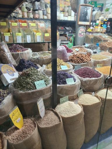 عکس برنج و مواد غدایی حاج بابا