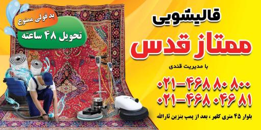 عکس قالیشویی ممتاز قدس