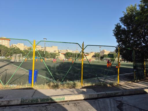 عکس زمین فوتبال آیت الله سعیدی