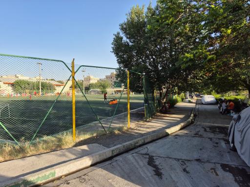 عکس زمین فوتبال آیت الله سعیدی