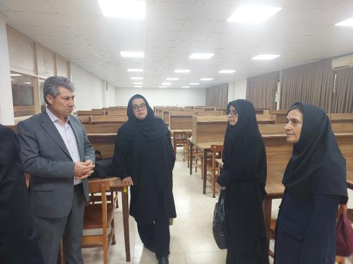 عکس کتابخانه و سالن مطالعه دانشگاه فرهنگیان