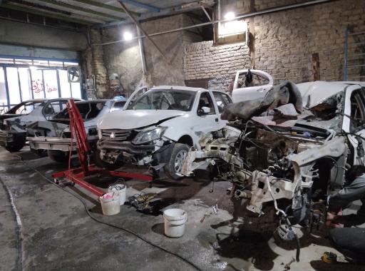 عکس تعویض اتاق خودرو گل 